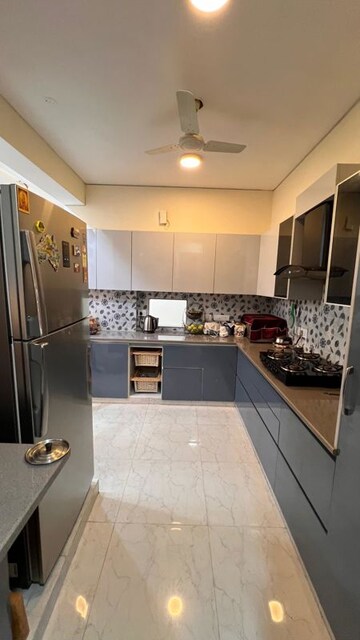 Kitchen in 4 BHK Apartment at Shipra Krishna Vista, Ahinsa Khand 1 – for Sale