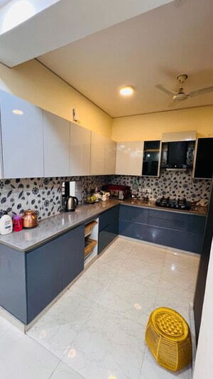 Kitchen in 4 BHK Apartment at Shipra Krishna Vista, Ahinsa Khand 1 – for Sale