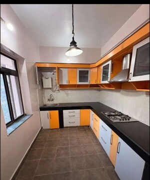 Kitchen in 3 BHK Apartment at Lalpur – for Rent