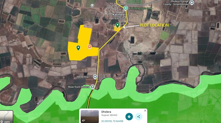 Map Location, dholera  120 Sq.Yd. Plot In Dholera Ahmedabad 9993260