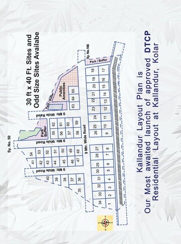  Plot – Map Location View at Kallandur - for Sale