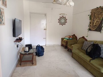 Living Room in 1 BHK Apartment at Bandra West – for Rent
