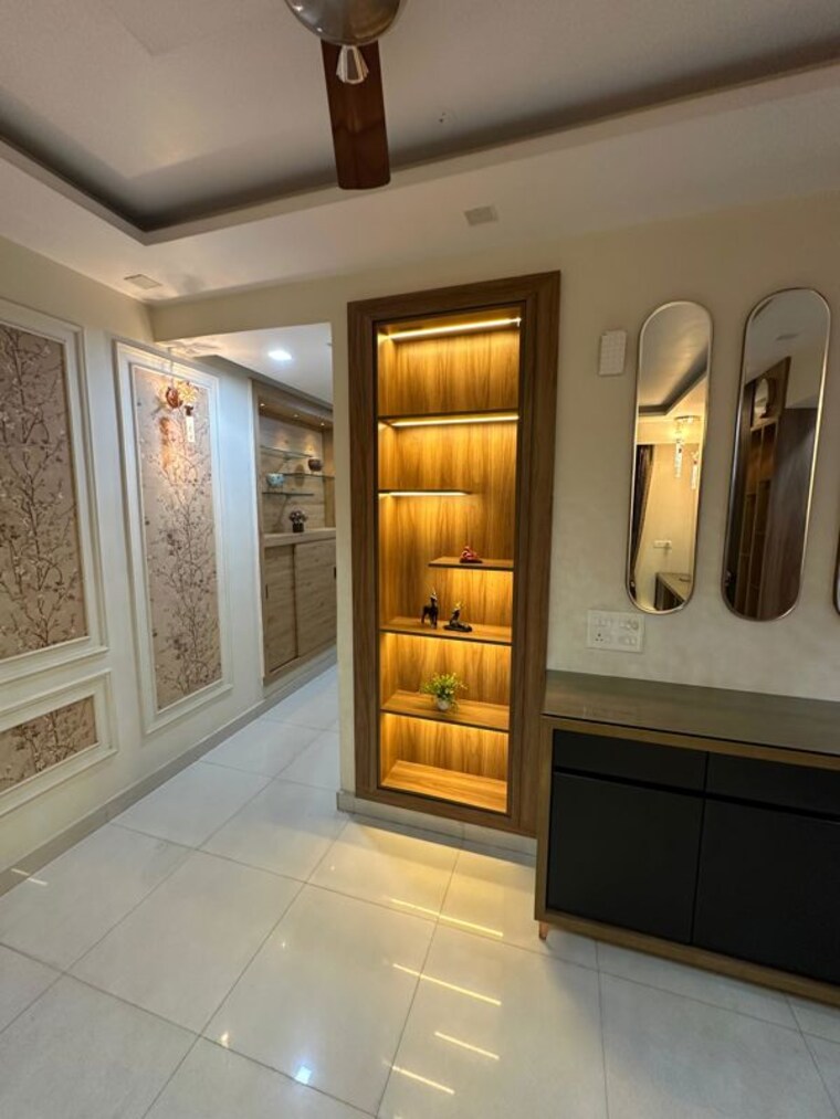 Living Room, hrc-professional 3 Bedroom 1675 Sq.Ft. Apartment In Indrapuram Ghaziabad 9994029