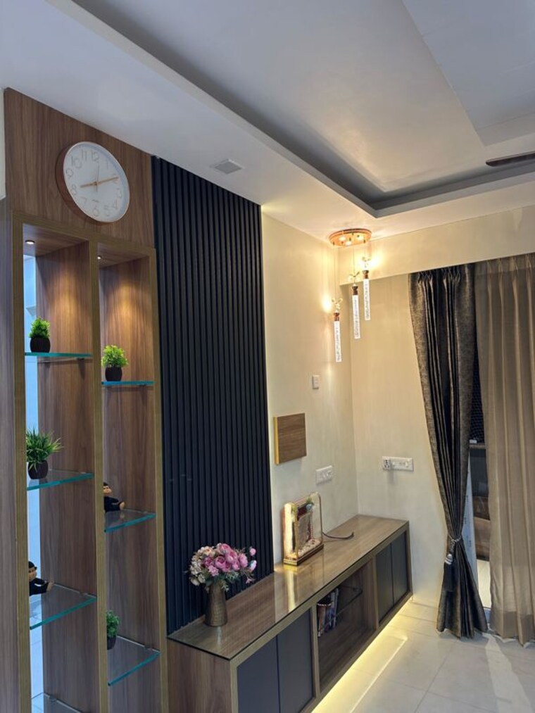 Living Room, hrc-professional 3 Bedroom 1675 Sq.Ft. Apartment In Indrapuram Ghaziabad 9994029