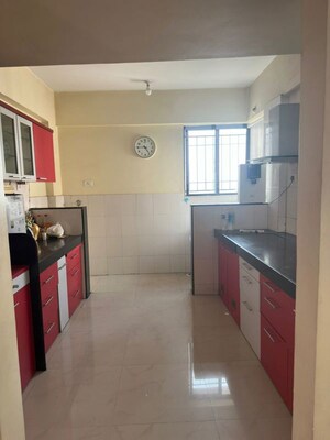 Kitchen in 3 BHK Apartment at Mont Vert Tropez, Wakad – for Rent
