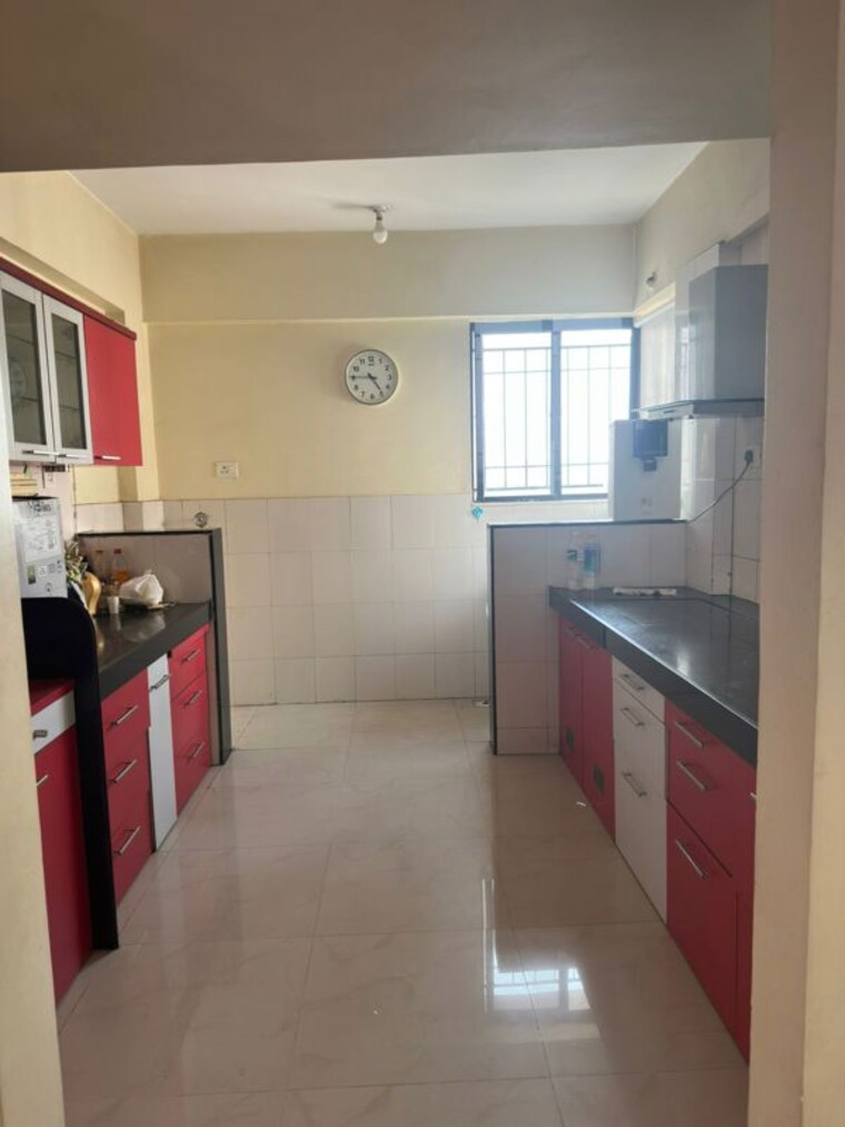 Kitchen, mont-vert-tropez 3 Bedroom 1350 Sq.Ft. Apartment In Wakad Pune 9994060