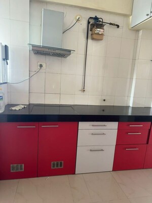 Kitchen in 3 BHK Apartment at Mont Vert Tropez, Wakad – for Rent