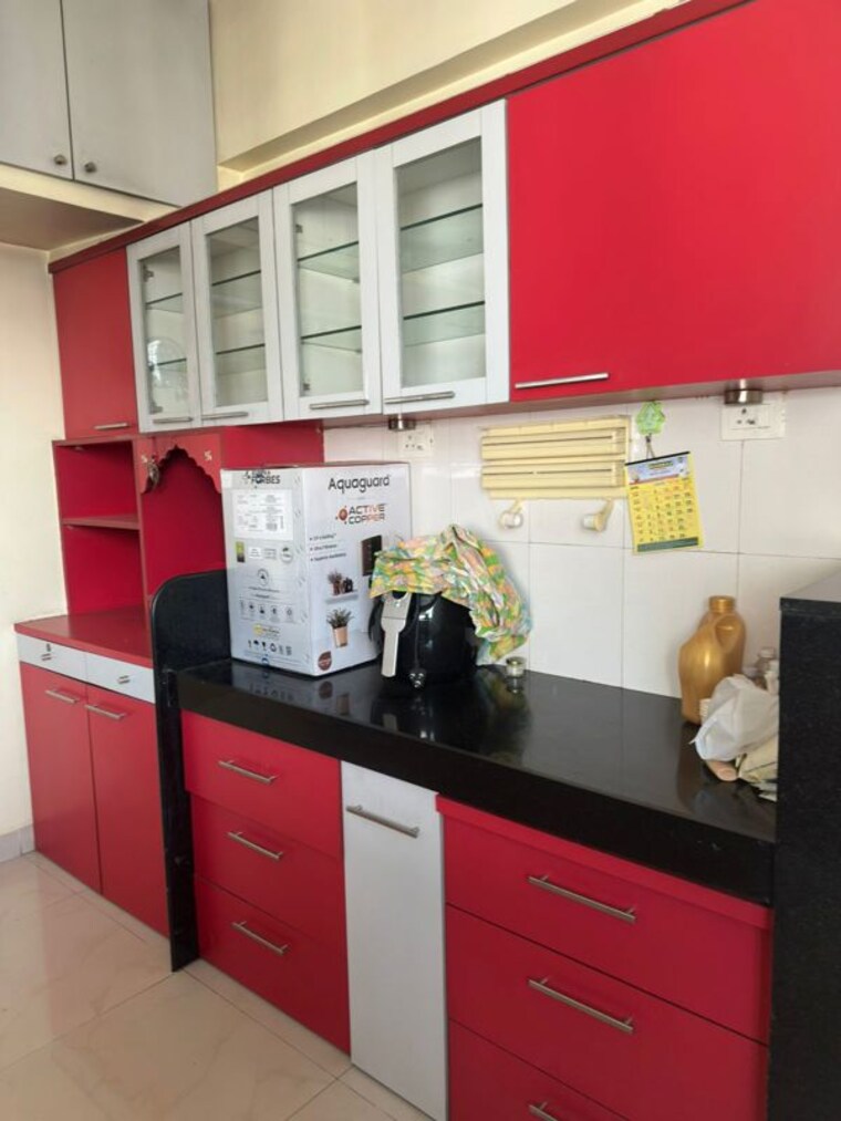Kitchen, mont-vert-tropez 3 Bedroom 1350 Sq.Ft. Apartment In Wakad Pune 9994060