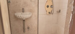Bathroom in 1 BHK Apartment at Shree Vallabh Tower, Malad West – for Rent