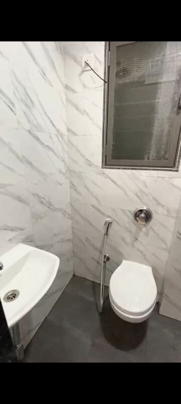 Attached Bathroom in 1 BHK Apartment at UK Iridium, Kandivali East – for Rent