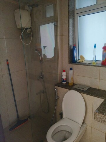 Bathroom in 2 BHK Apartment at LnT Veridian, Powai – for Rent