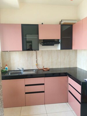 Kitchen in 2 BHK Apartment at LnT Veridian, Powai – for Rent