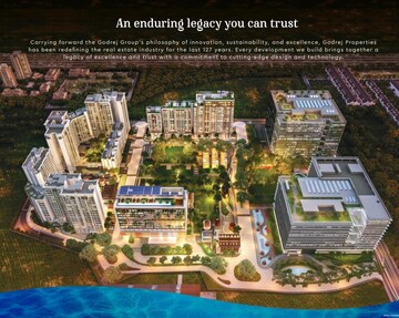Master Plan in 3 BHK Apartment at Godrej Emerald Waters, Pimpri – for Sale