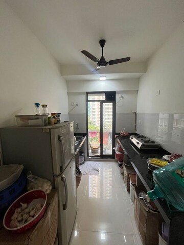 Kitchen in 1 RK Apartment at Rustomjee Bella Phase 1, Bhandup West – for Rent