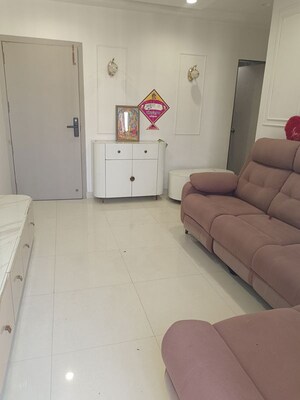 Living Room in 1 BHK Apartment at Ashar Metro Towers, Vartak Nagar – for Rent