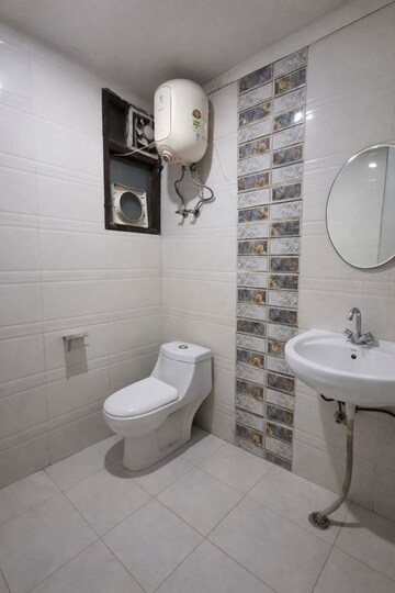 Bathroom in 2 BHK Builder Floor at Nangal Dewat – for Rent