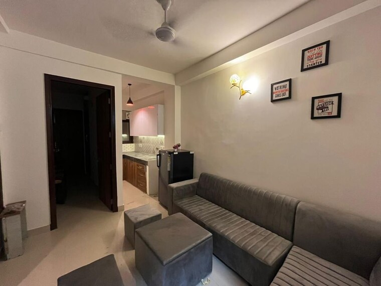 Living Room, saket 1 Bedroom 600 Sq.Ft. Builder Floor In Saket Delhi 9994220