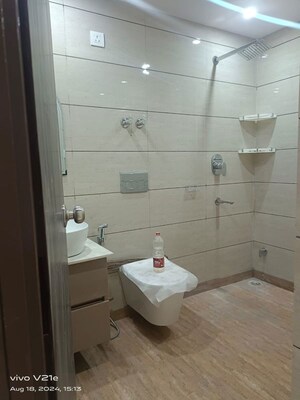 Bathroom in 3 BHK Apartment at Sector 10 Dwarka – for Rent