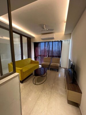 Living Room in 1.5 BHK Apartment at Omkar Vive, Kurla – for Rent