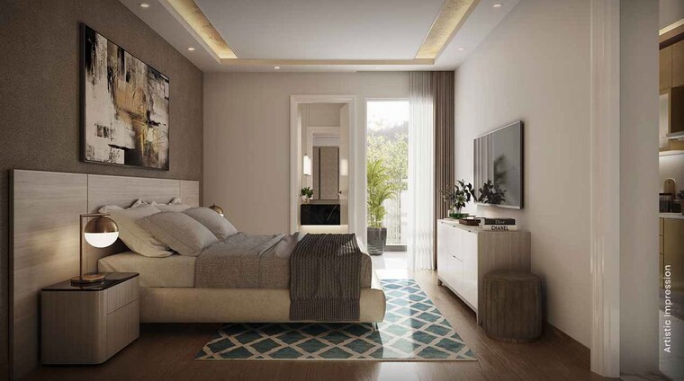 Living Room, m3m-soulitude 2 Bedroom 1158 Sq.Ft. Apartment In Sector 89 Gurgaon 9994294