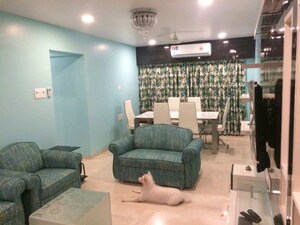 Living Room in 2 BHK Apartment at Rizvi Oak, Malad East – for Rent
