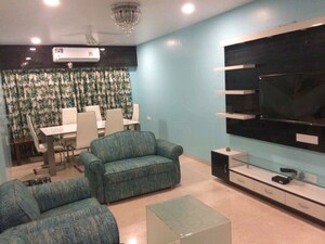 Living Room in 2 BHK Apartment at Rizvi Oak, Malad East – for Rent