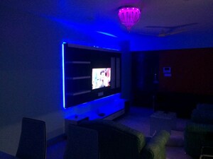 Living Room in 2 BHK Apartment at Rizvi Oak, Malad East – for Rent