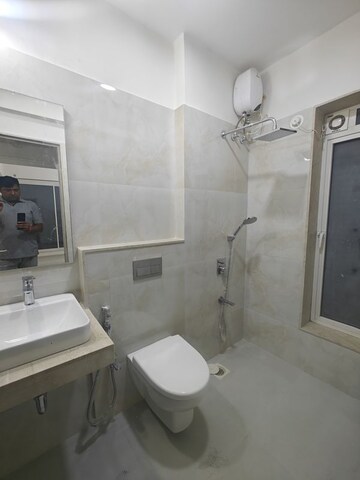 Bathroom in 2 BHK Apartment at Seawoods Sector 40 – for Rent