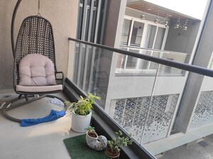 Balcony in 2 BHK Apartment at Kundale Patil Paradise, Hingne Khurd – for Sale