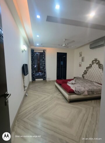 Bedroom in 3 BHK Builder Floor at Shivalik Colony – for Rent