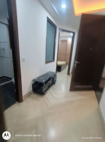 Living Room in 3 BHK Builder Floor at Shivalik Colony – for Rent