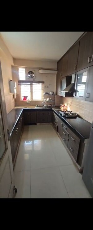 Kitchen in 3 BHK Apartment at Eldeco Green Meadows, Pi Greater Noida – for Rent