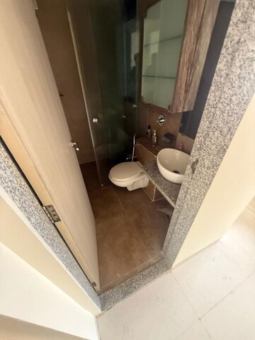 Bathroom in 4 BHK Apartment at Darshan Rico, Lower Parel – for Rent