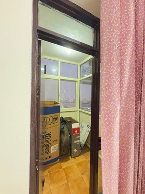 Building Lobby in 2 BHK Apartment at RAS Palm Residency, Sector 76 – for Rent