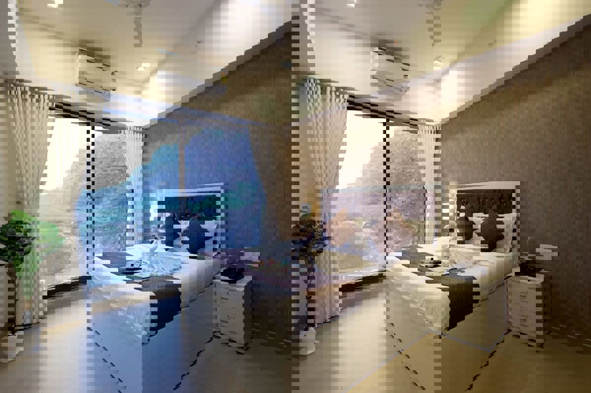 3 BHK + Pooja Room 1500 Sq.Ft. Apartment in Ekta World Lake Primrose