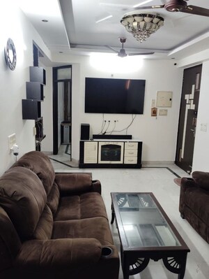 Living Room in 4 BHK Apartment at Sector 19b Dwarka – for Rent