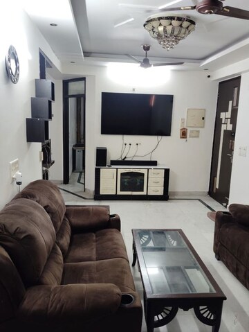 Living Room in 4 BHK Apartment at Sector 19b Dwarka – for Rent