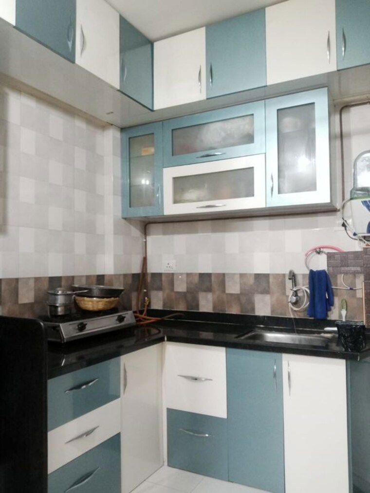 Kitchen, rkh-blessings 1 Bedroom 456 Sq.Ft. Apartment In Moshi Pune 9994529