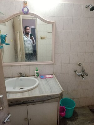 Bathroom in Studio Builder Floor at Begumpet – for Rent