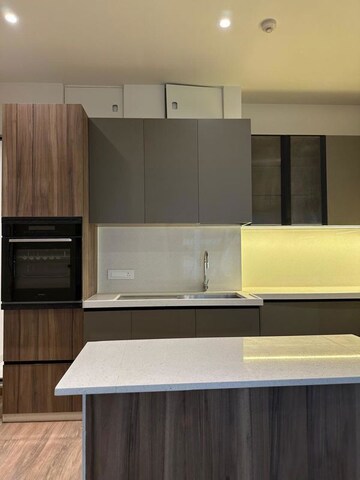 Kitchen in 4 BHK Apartment at Lodha World View, Worli – for Sale