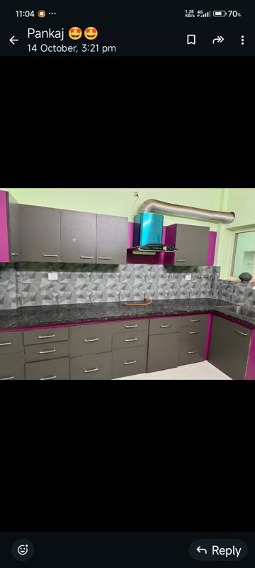 Kitchen in 3 BHK Apartment at Scape IT Park, Vijay Nagar – for Rent