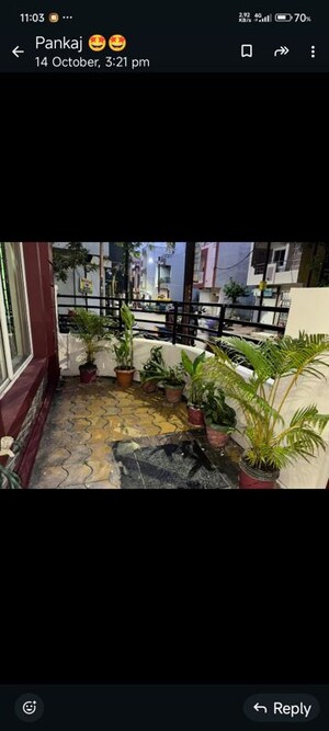 Balcony in 3 BHK Apartment at Scape IT Park, Vijay Nagar – for Rent