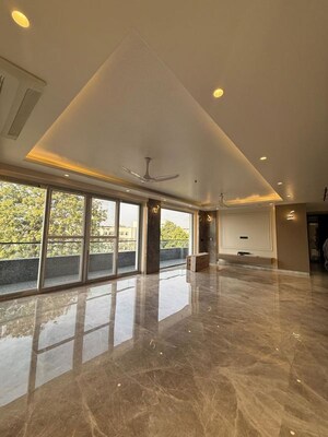 Living Room in 5 BHK Builder Floor at Kailash Colony – for Sale