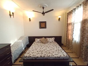 Bedroom in 3 BHK Builder Floor at Chittaranjan Park – for Rent