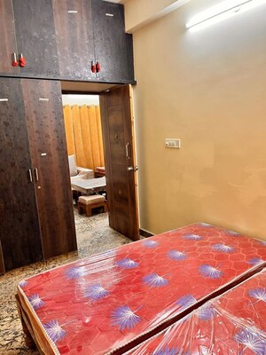 Master Bedroom in 1.5 BHK Builder Floor at Kr Puram – for Rent