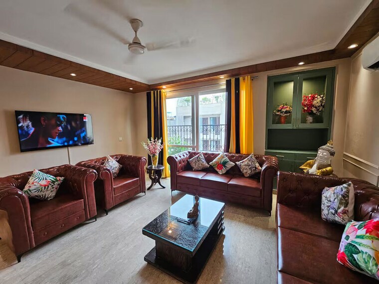Living Room, greater kailash i 4 Bedroom 2700 Sq.Ft. Builder Floor In Greater Kailash I Delhi 9994626