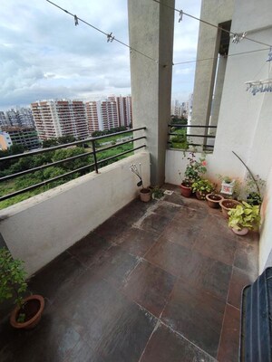Balcony in 2 BHK Apartment at Vastushree Adrina, Mundhwa – for Rent