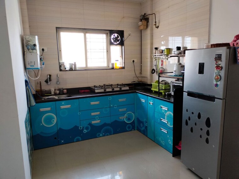 Kitchen, matrix-alfa-1 2 Bedroom 850 Sq.Ft. Apartment In Kharadi Pune 9994635