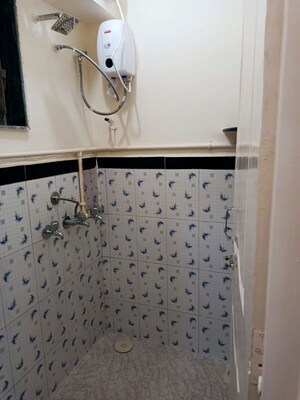 Bathroom in 1 BHK Apartment at Shrinivas Tower, Lower Parel – for Rent