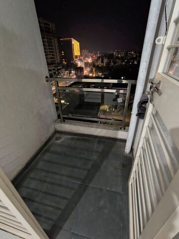 Balcony in 2 BHK Apartment at Venkatesh Viraj Heights, Dhanori – for Rent